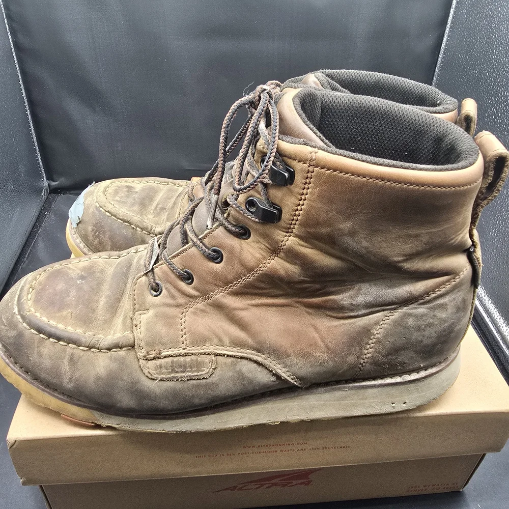 Classic Brown‎ Leather Men's Boots